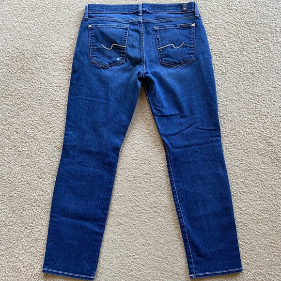 7 For All Mankind Josephine Skinny Boyfriend Jeans - Picture 3 of 7